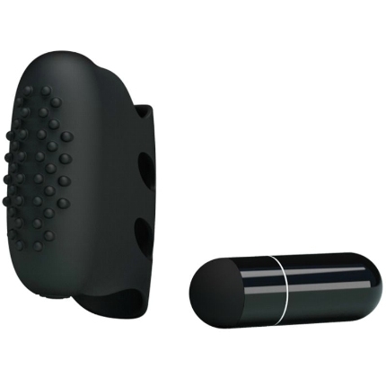 pretty love - flirtation dedal con vibracion steward negro