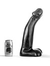 all black - realistic black fisting dildo 29 cm D-199141