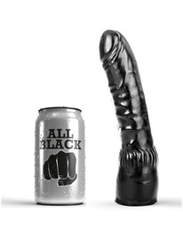 all black - dildo black realistic 20 cm D-216235