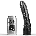 all black - dildo black realistic 20 cm