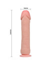 Dildo Realístico Baile Biggy Bege 26 cm,D-218776