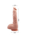 Dildo Realístico Baile Jason Bege 24 cm,D-219381