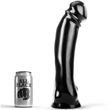 Dildo Realístico All Black Felix Preto 33 cm,D-222830