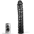 Dildo Realístico All Black Peter Preto 38 cm