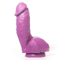 pink room - elian realistic dildo purple 17.5 cm