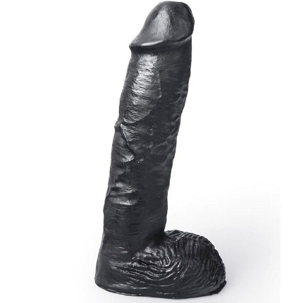 hung system - realistic dildo black color mickey 24 cm D-222969