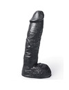 hung system - realistic dildo black color mickey 24 cm