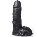 hung system - dildo black color marcel 17 cm