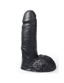 hung system - dildo realista color negro cesar 19 cm