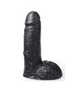 hung system - dildo realista color negro cesar 19 cm