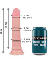 Dildo Realístico Rockarmy Avenger Bege 19 cm,D-223366