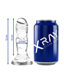 Dildo Realístico X Ray Transparente 12 cm