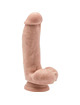get real - dildo 12 cm con testiculos natural