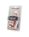 get real - dildo 12 cm with balls skin D-234565