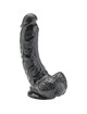 Dildo Realístico Get Real com Testículos Preto 20,5 cm,D-234568