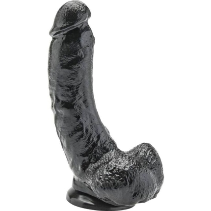 Dildo Realístico Get Real com Testículos Preto 20,5 cm,D-234568