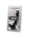 get real - dildo 20,5 cm with balls black D-234568