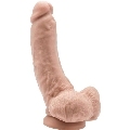 get real - dildo 20,5 cm con testiculos natural