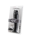 get real - dildo 25,5 cm with balls black D-234570