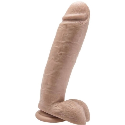 get real - dildo 25,5 cm con testiculos natural