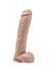 get real - dildo 28 cm con testiculos natural
