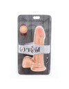 get real - dual density dildo 18 cm balls skin D-234580