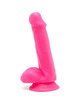 get real - happy dicks dildo 12 cm con testiculos rosa