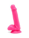 get real - happy dicks dildo 12 cm balls pink D-234587