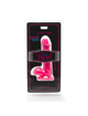 get real - happy dicks dildo 12 cm con testiculos rosa