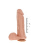 get real - extreme xl dildo 25,5 cm natural