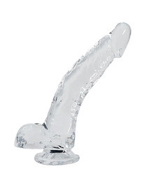 Dildo Realístico Alive Stallion Transparente 22 cm