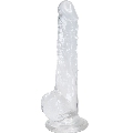 Dildo Realístico Alive Lusty Transparente 18 cm