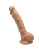 silexd - modelo 1 pene realistico silicona premium silexpan caramelo 23 cm