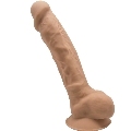 Dildo Realístico SileXD com Testículos Caramelo 23 cm