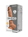 Dildo Realístico SileXD com Testículos Caramelo 23 cm,D-237230