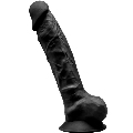 silexd - model 1 realistic penis premium silexpan silicone black 23 cm