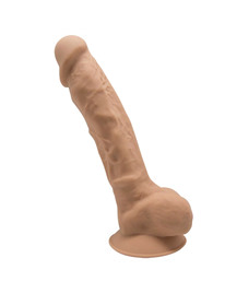 silexd - model 1 realistic penis premium silexpan silicone caramel 17.5 cm