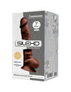 silexd - model 1 realistic penis premium silexpan silicone brown 17.5 cm D-237236