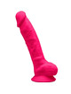 silexd - modelo 1 pene realistico silicona premium silexpan fucsia 17.5 cm