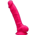 silexd - model 1 realistic penis premium silexpan silicone fuchsia 17.5 cm