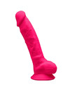 Dildo Realístico SileXD com Testículos Rosa 17.5 cm,D-237237