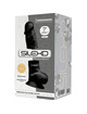 Silexd - modelo 1 pene realistico silicona premium silexpan negro 17.5 cm