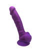 Dildo Realístico SileXD com Testículos Roxo 17.5 cm,D-237239