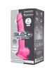 silexd - model 1 realistic penis premium silicone silexpan fluorescent pink 17.5 cm D-237241