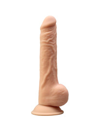 Dildo Realístico SileXD com Testículos Bege 24 cm