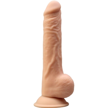 Dildo Realístico SileXD com Testículos Bege 24 cm