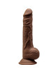 Dildo Realístico SileXD com Testículos Castanho 24 cm,D-237244