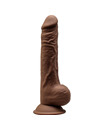 Dildo Realístico SileXD com Testículos Castanho 24 cm,D-237244