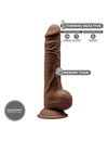 Dildo Realístico SileXD com Testículos Castanho 24 cm,D-237244