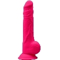 silexd - model 1 realistic penis premium silexpan silicone fuchsia 24 cm